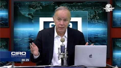 Ciro Gómez Leyva reprocha agresión de AMLO: "estoy contigo y viene un escupitajo a la cara"