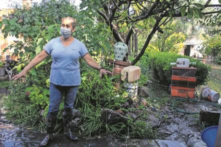 “Con las lluvias, la calle ya ni era calle, era río”