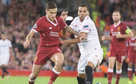 Sevilla sale feliz de Liverpool