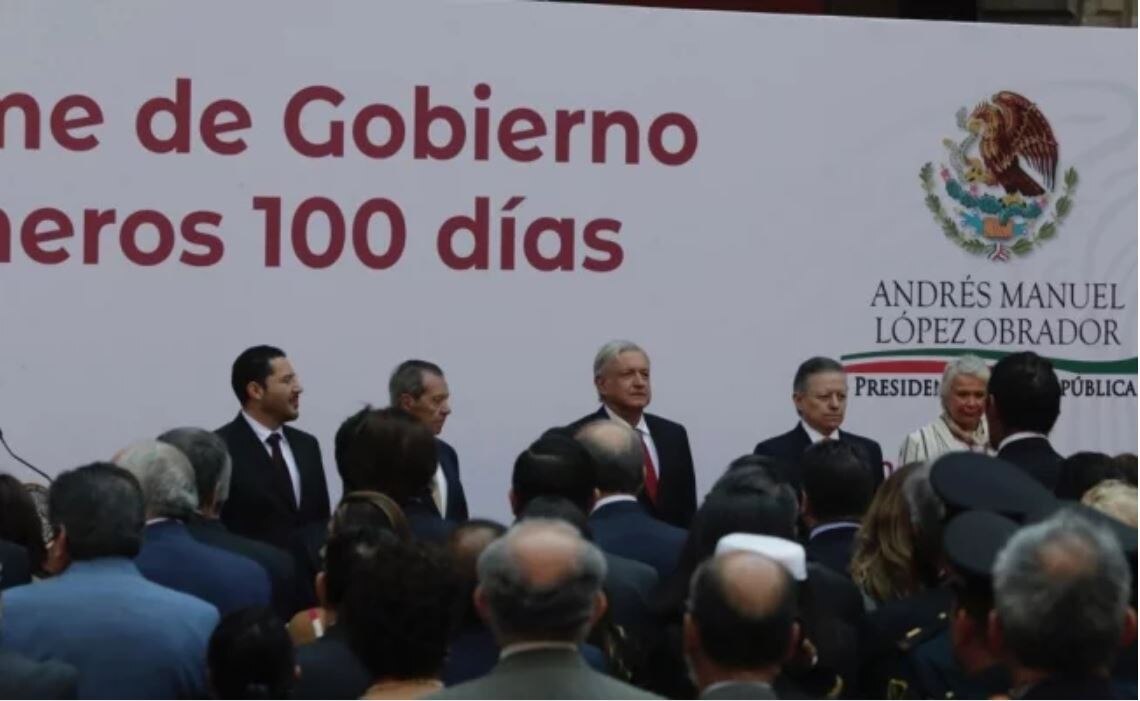 No "hay ni asomo de recesión", asegura AMLO en informe de 100 días