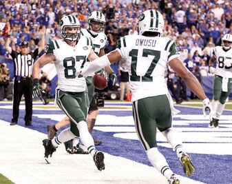 Jets pasa encima de Indianapolis