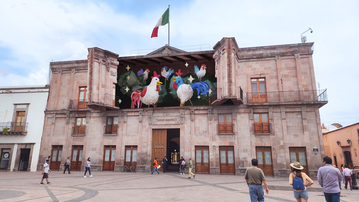 La Fiesta del Gallo, en realidad aumentada