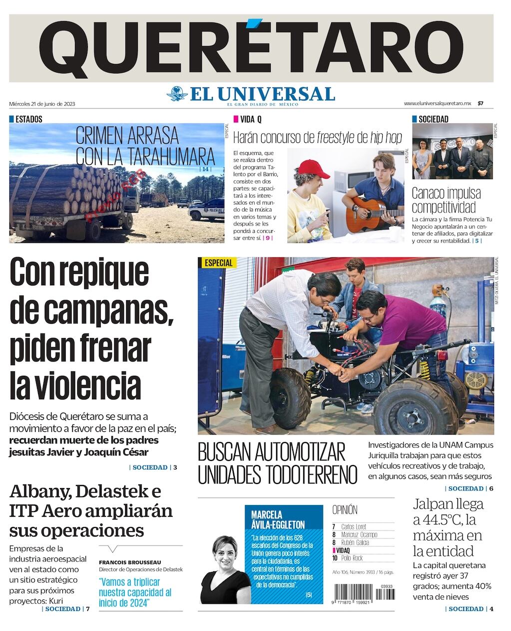 Portada 21 de junio de 2023