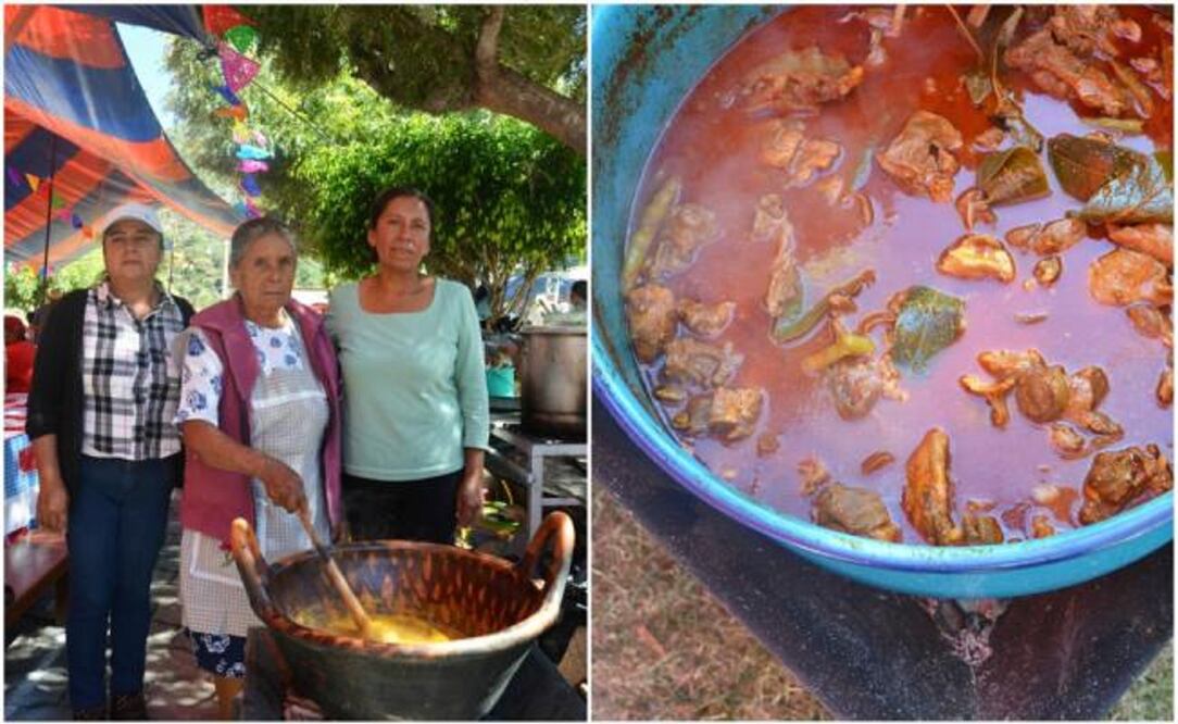 Foto: Mariana Castillo- Juliana y Sabina Gallardo con Mariana Méndez preparando guaximole