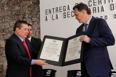 Corregidora obtiene la certificación ISO 9001:2015