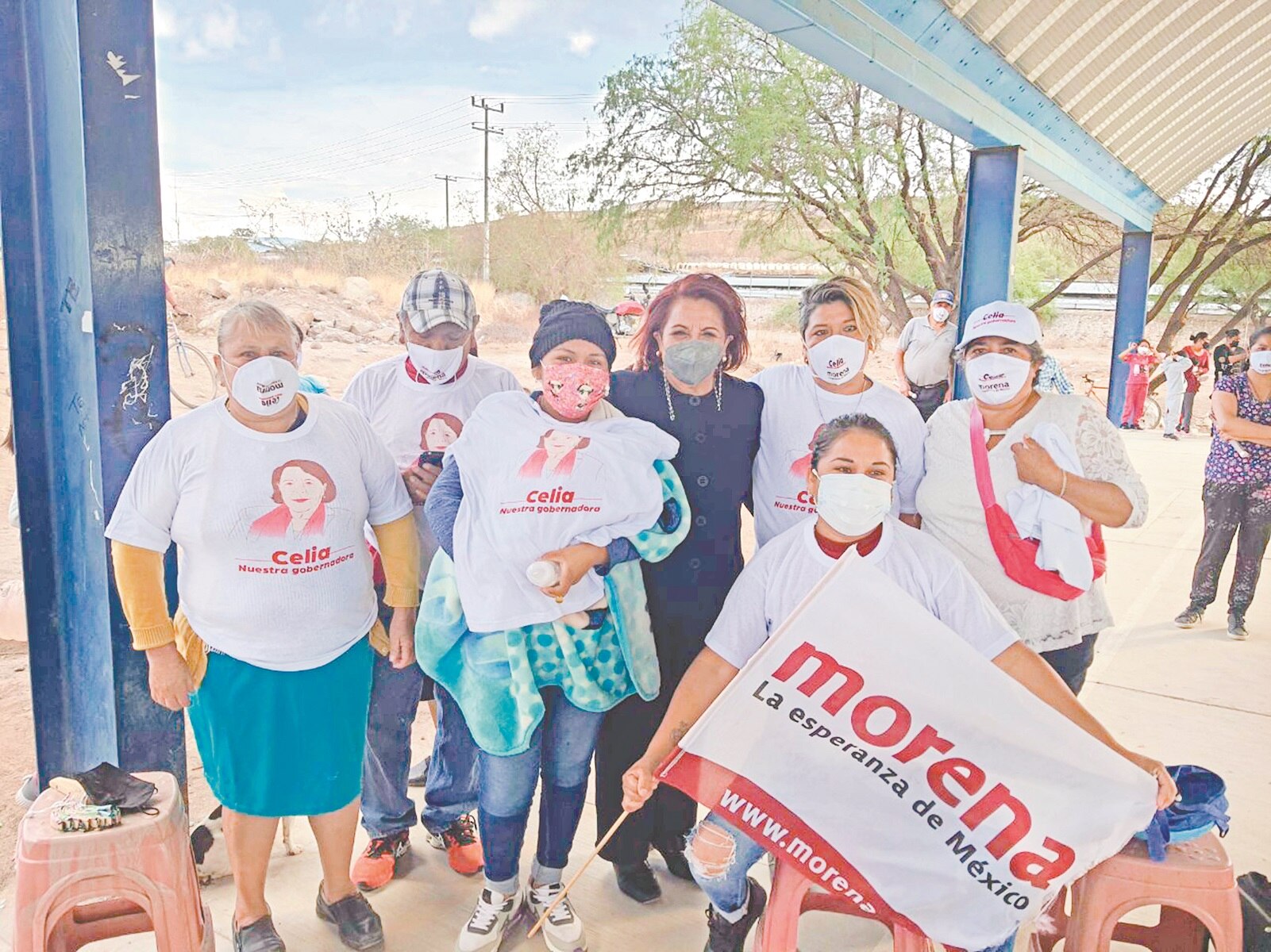 Candidata de Morena promete cuidar integridad de mujeres