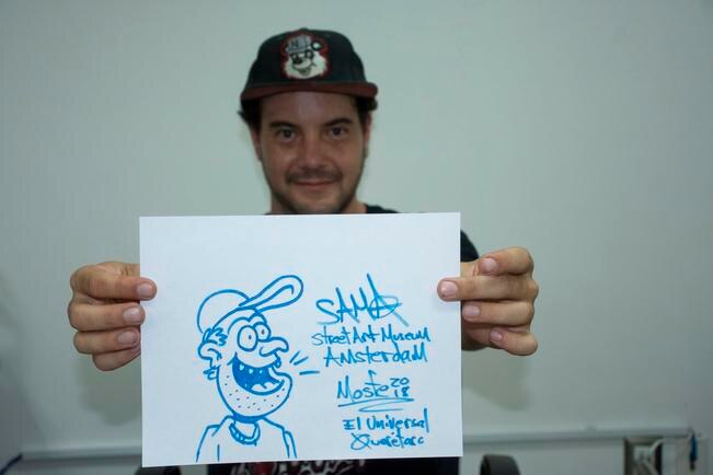 Moste volverá a Ámsterdam con su estilo caricaturesco