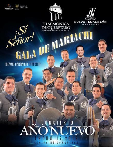 OFEQ recibe al Mariachi Tecalitlán