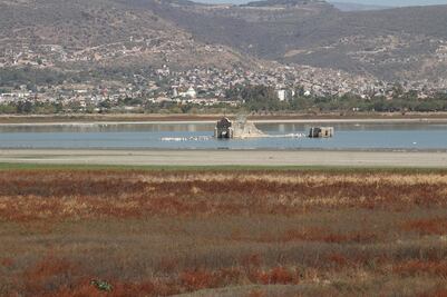 Por sequía, presa del Palote está a punto de desaparecer en Guanajuato 