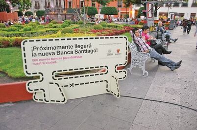 Colocarán “Bancas Santiago” 