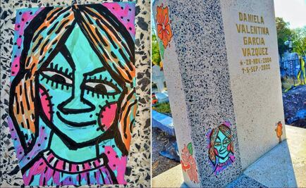 Video. Pintan arte en la lápida de Valentina; la menor espera justicia en Querétaro
