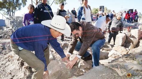 Diputado apoya a la localidad Presa