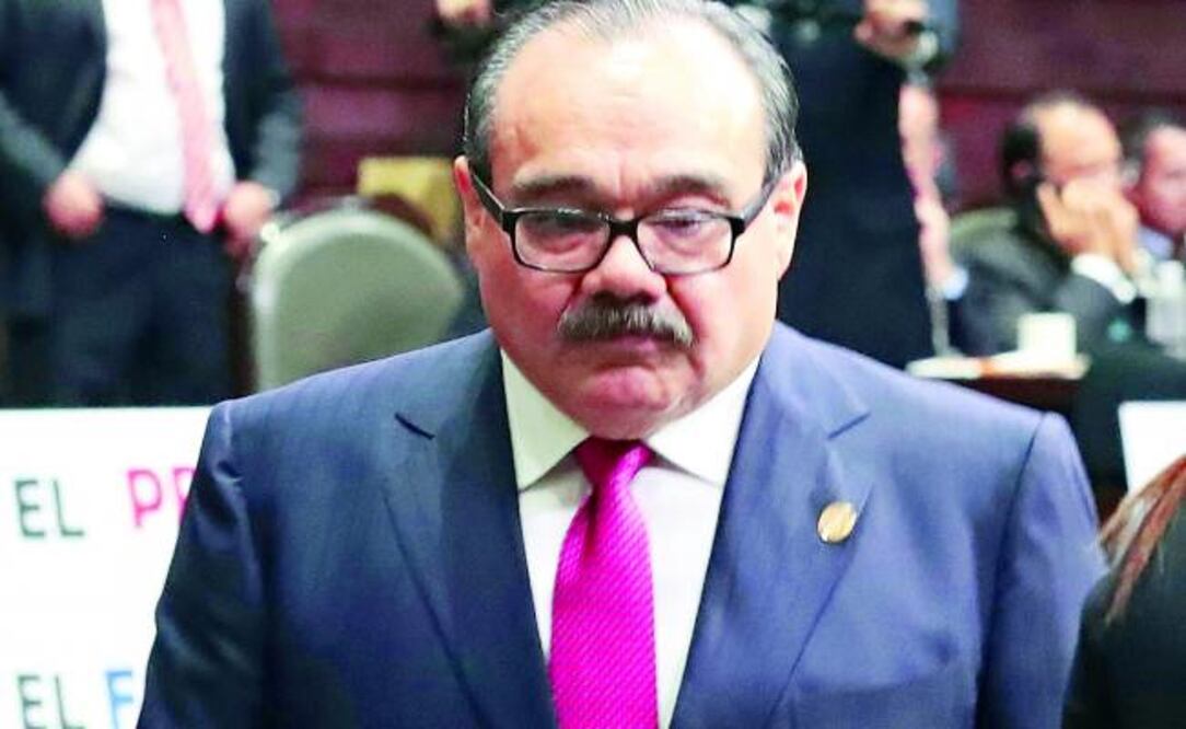 Jorge Carlos Ramírez Marín (PRI) presidente de la nueva Mesa Directiva de la Cámara de Diputados (FOTO: LUCÍA GODÍNEZ. EL UNIVERSAL)