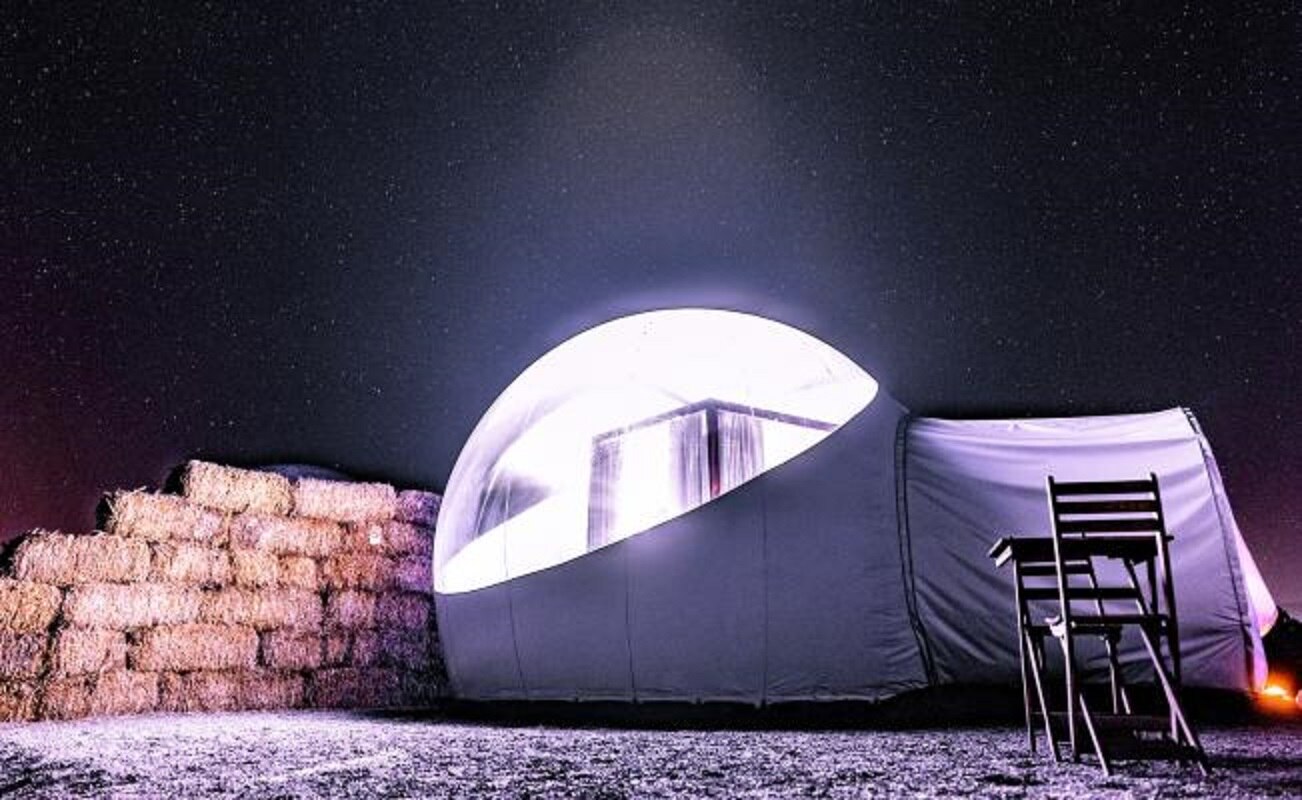 ¿Qué se siente dormir en una burbuja, en los viñedos de Baja California?