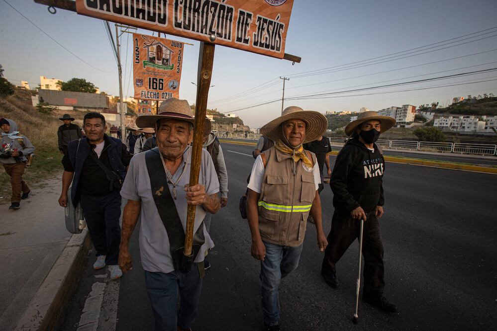 16 DE JULIO DE 2023 *PAG 8 CRONICA SALIO DE LA CAPITAL DEL EDO LA COLUMNA DE HOMBRES CON LA PARTICIPACION DEL GOBERNADOR MAURICIO KURI* FOTO: DEMIAN CHAVEZ