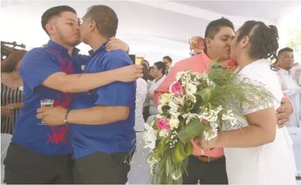Matrimonio gay cumple 10 años; celebran con boda comunitaria
