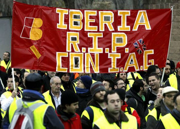 Inicia huelga en Iberia por recortes