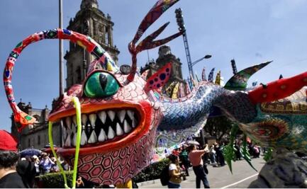 Alebrijes "toman" las calles del Zócalo y Reforma