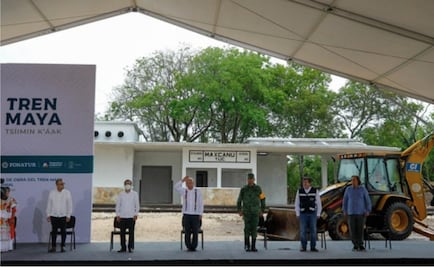 AMLO da banderazo de inicio de obra a tramo 3 del Tren Maya