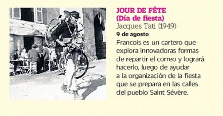 Selección de filmes  franceses al aire libre