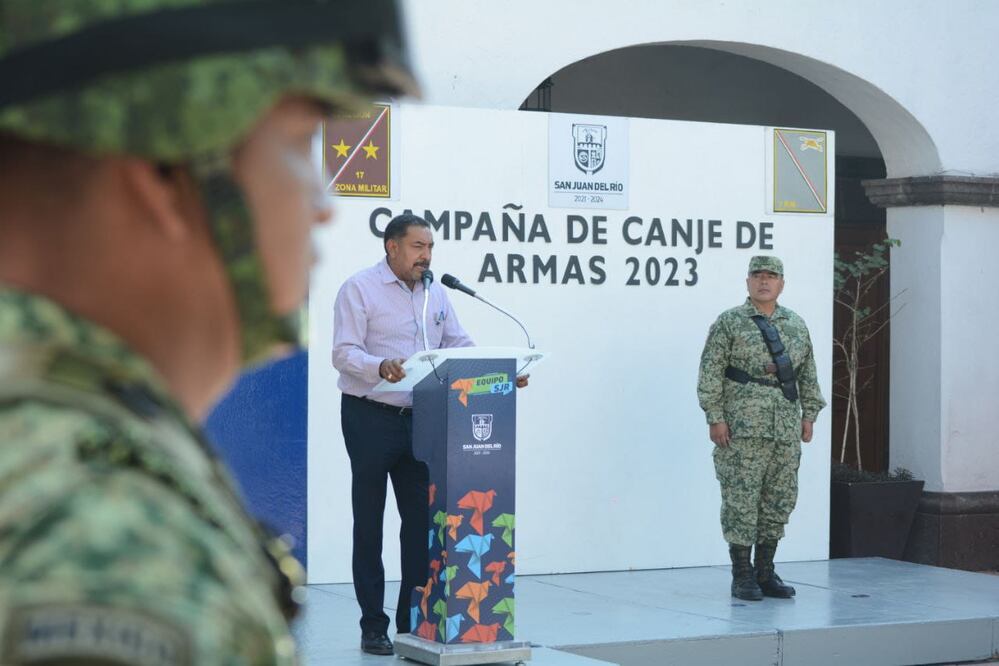 Inicia San Juan del Río Campaña de Canje de Armas