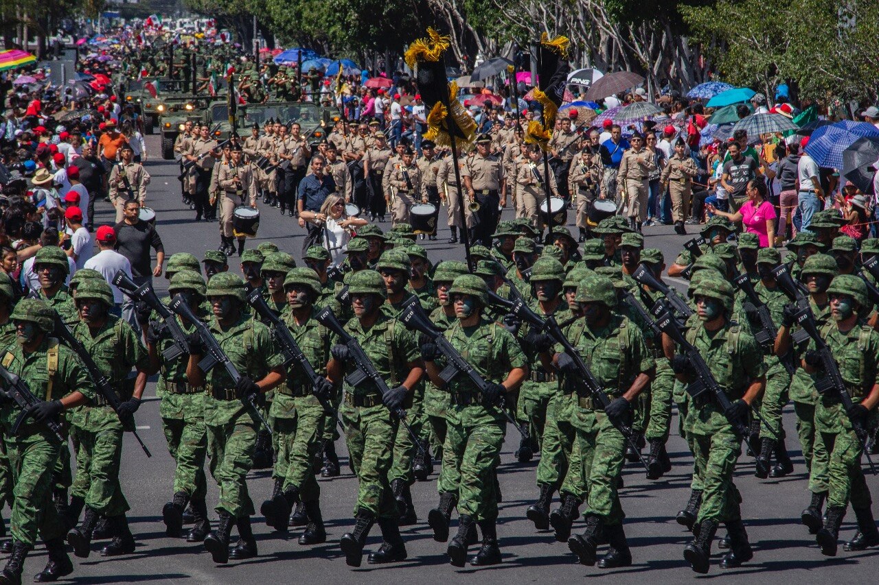 Desfile militar. Inspiración para chicos y grandes 