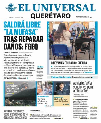 Portada 05 de agosto de 2026