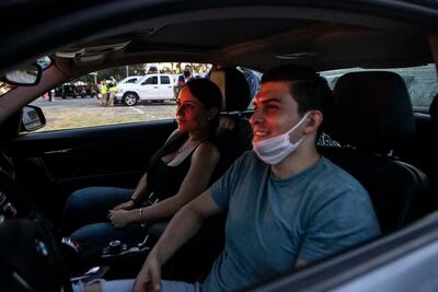 Autos llenos para ver cine en la nueva normalidad  