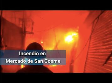 Por incendio en mercado de San Cosme, evacuan a 150 personas