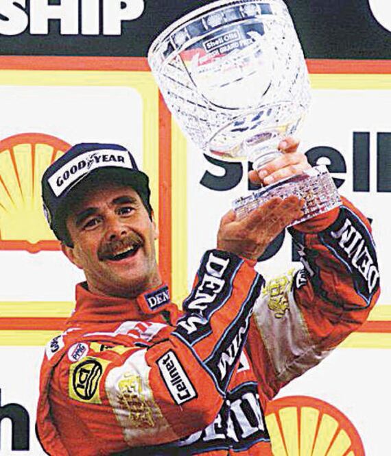 A 21 días. Mansell le ganó partida a Piquet