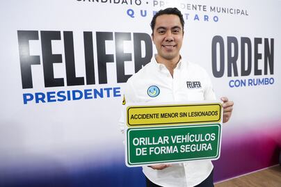 Felifer Macías propone que los autos se orillen, tras un accidente 