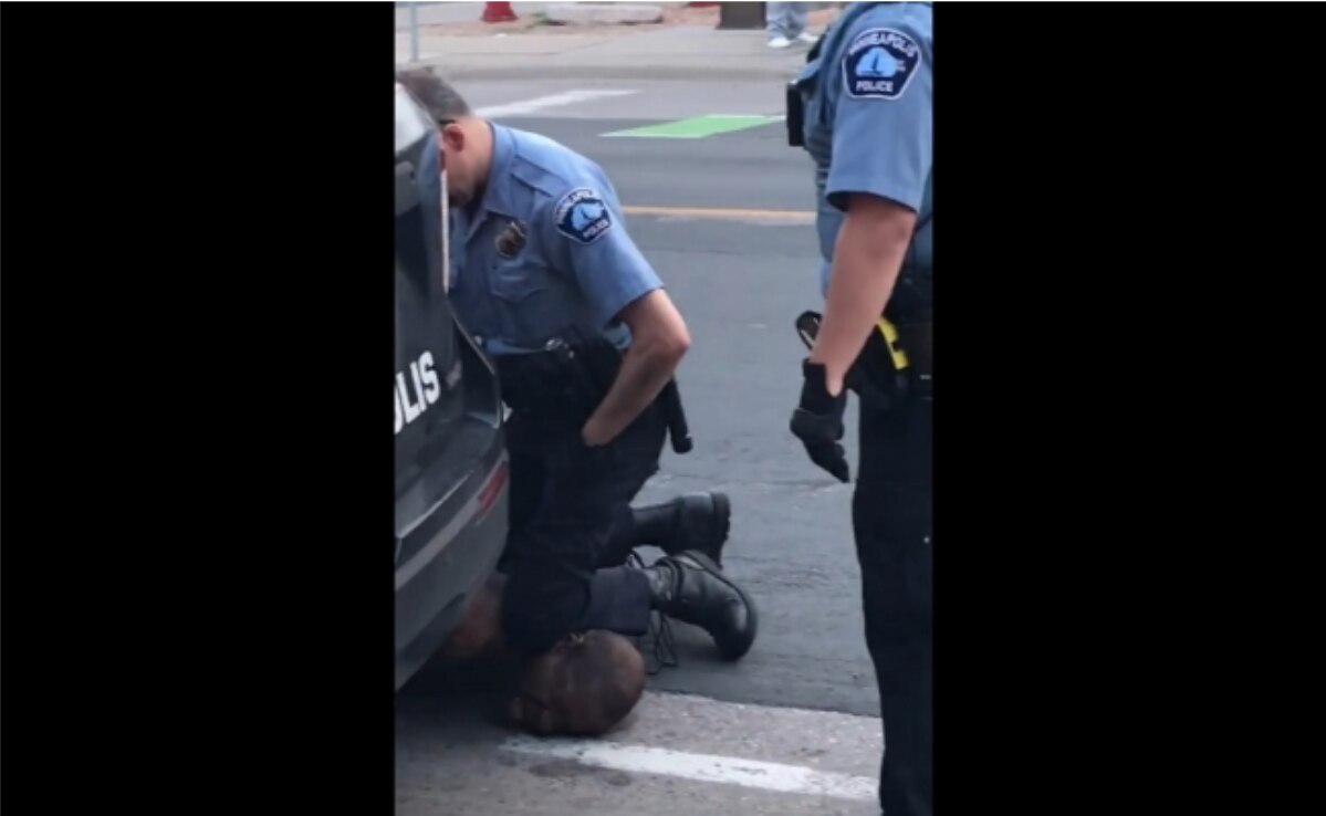 “Por favor, no puedo respirar”: captan agresión de policía a un afroamericano en Estados Unidos