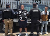 Operativo coordinado permite asegurar a dos individuos en Corregidora 