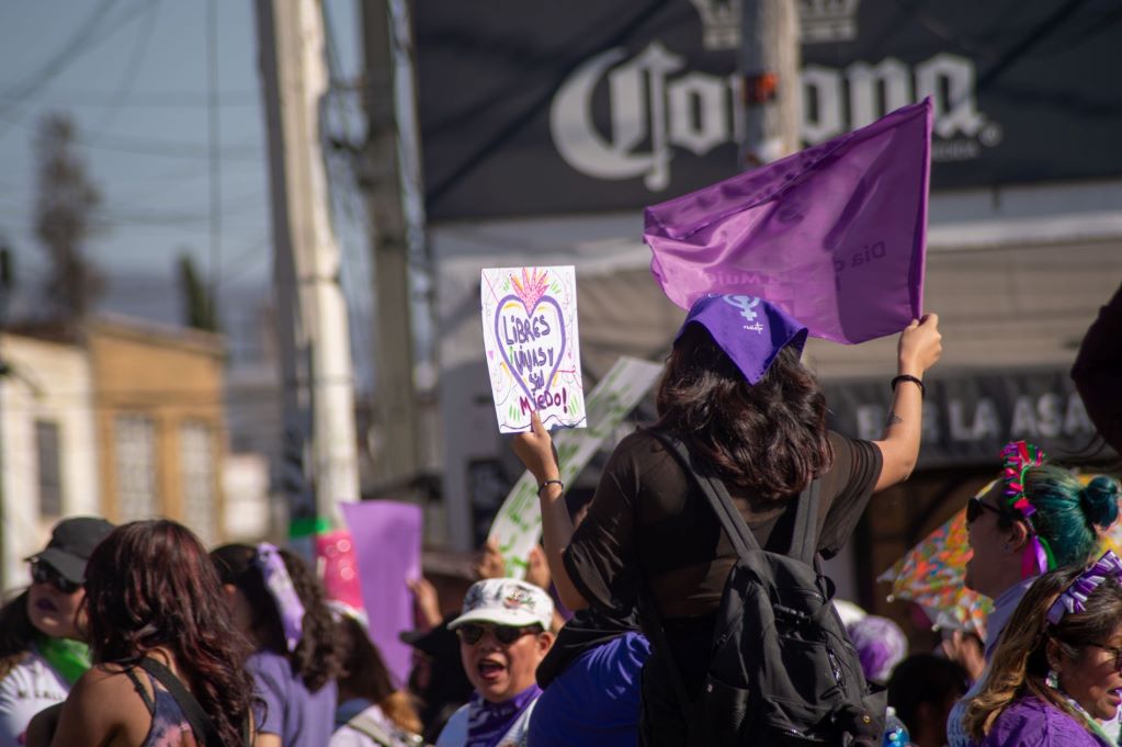Más de 27 mil mujeres participaron en la marcha del 8M en Querétaro