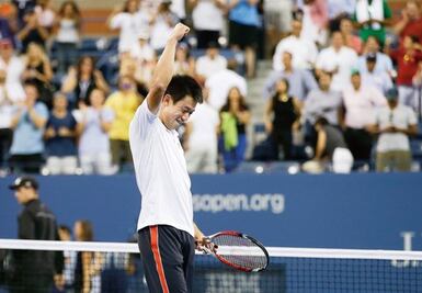 Nishikori se repone y va a semis