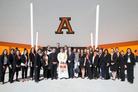 Bendición a Polideportivo