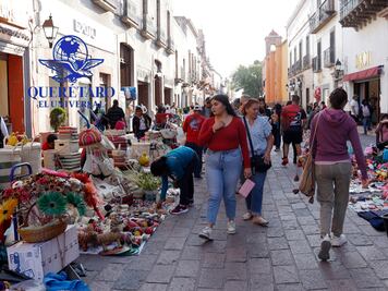 Denuncian el regreso masivo de ambulantes al Centro Histórico de Querétaro