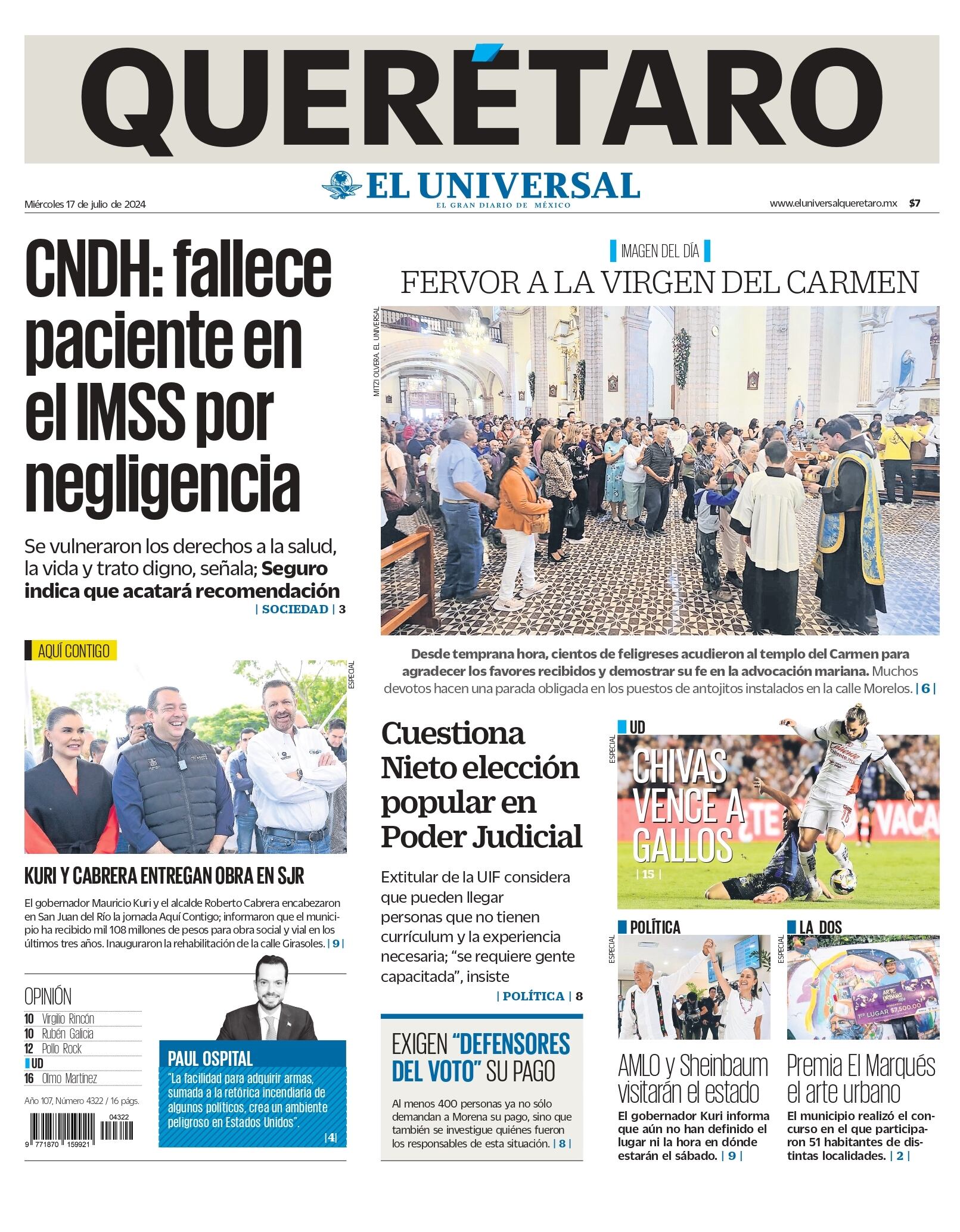 Foto: El Universal Querétaro