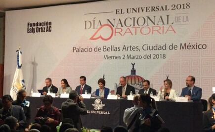 EL UNIVERSAL conmemora el Día Nacional de la Oratoria