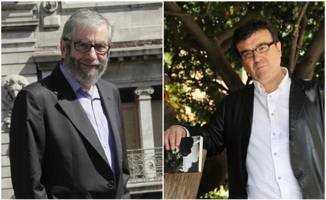 Antonio Muñoz Molina, con "Como la sombra que se va"; y Javier Cercas, con "El Impostor", aspiran al Man Booker Internacional. Foto: Archivo