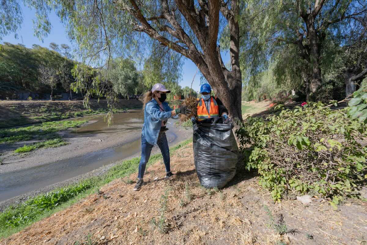 Realizan limpieza del Río Querétaro