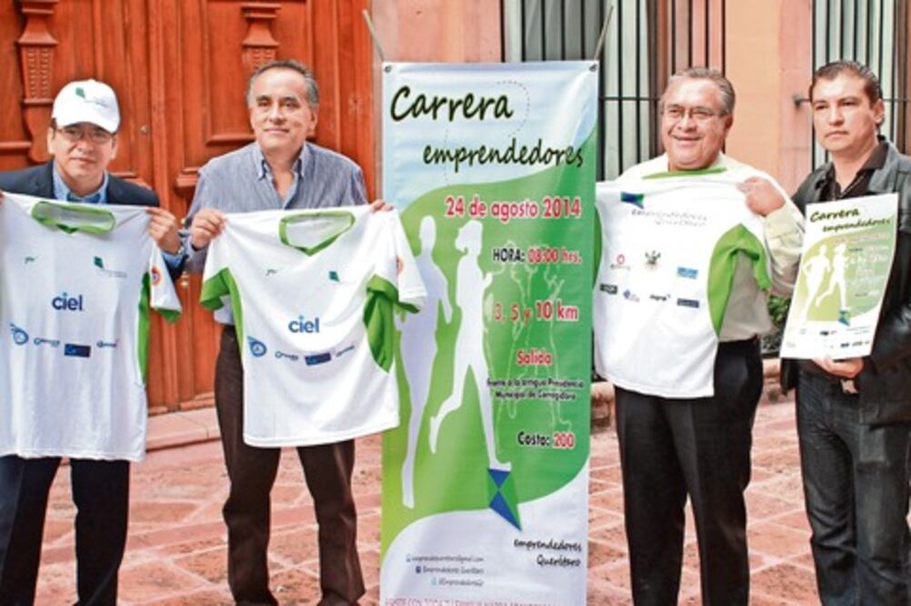 Emprendedores organizan carrera