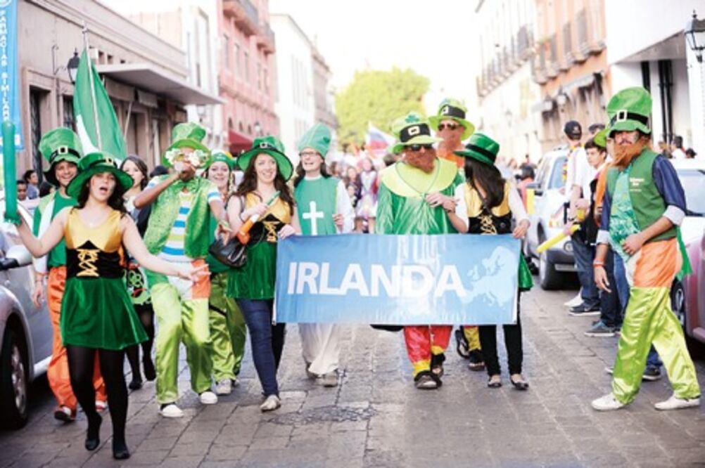 Un irlandés tiene mucho de mexicano