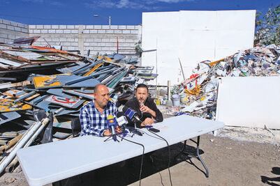 Recolectan 80 ton de mobiliario urbano