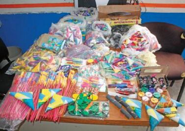 PC Municipal realizó el primer decomiso de pirotecnia