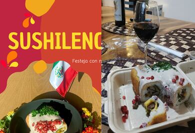 ¡Llega el sushi... en nogada?