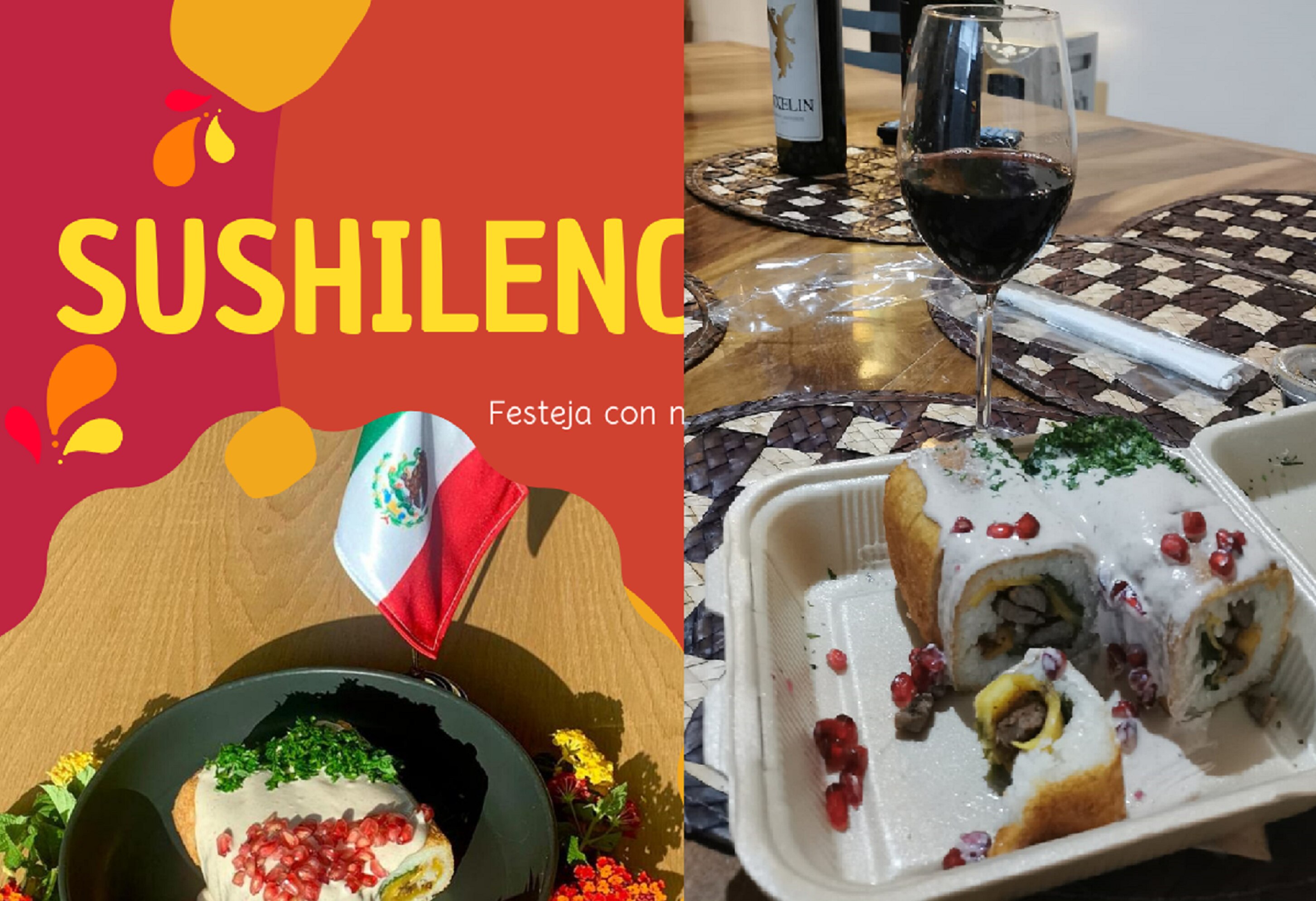 ¡Llega el sushi... en nogada?