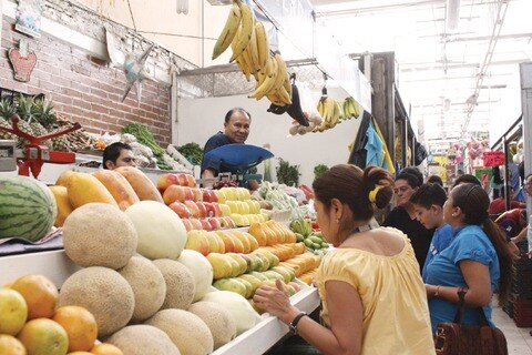 Mercado de La Cruz, fusión de  culturas