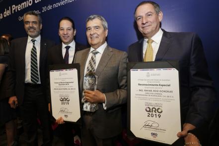Entregan reconocimientos  al Mérito Empresarial 2019