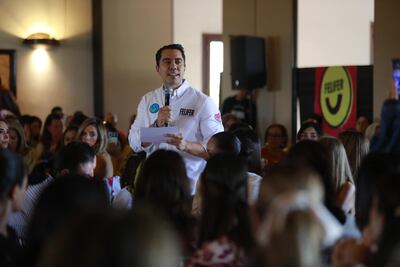 Felifer Macías revelará nombres de su gabinete en septiembre